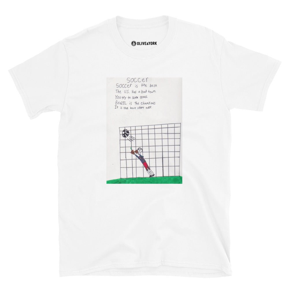 1994 Soccer Poem T-Shirt-Olive & York