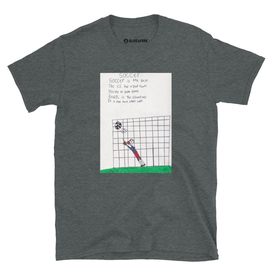 1994 Soccer Poem T-Shirt-Olive & York