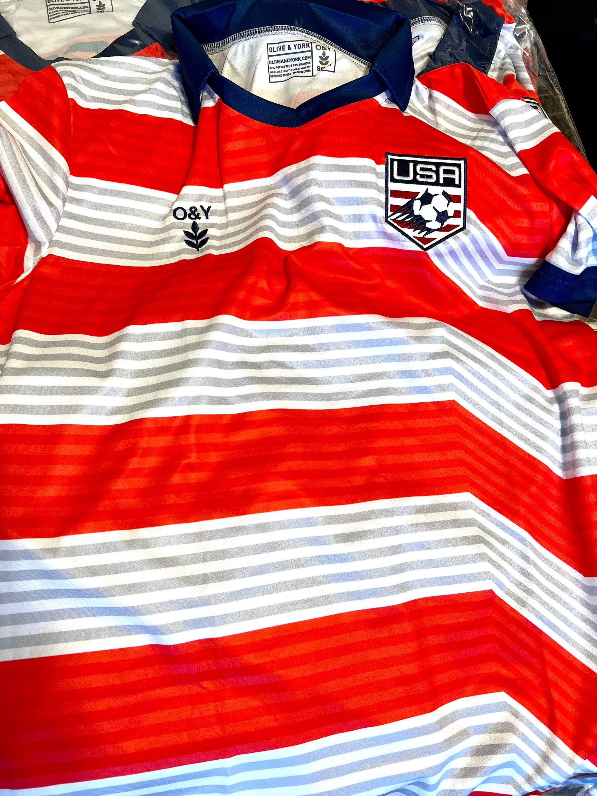 USA Cup Away Jersey-Olive & York