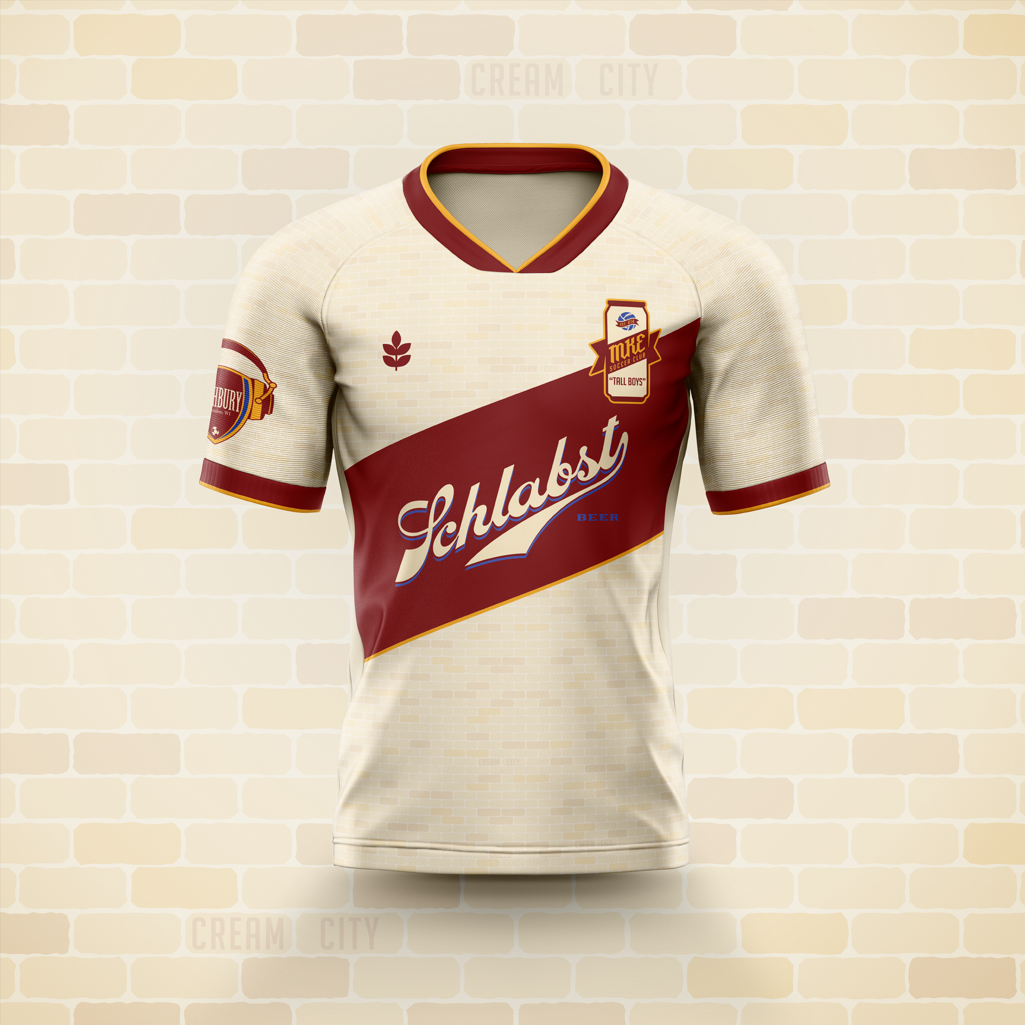 MKE Tall Boys SC Jersey-Olive & York