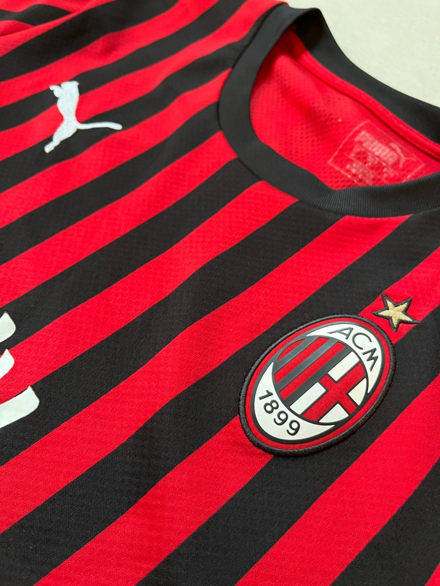 AC Milan 2019 Vintage Home Jersey-Olive & York
