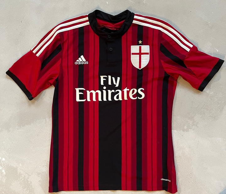 AC Milan Vintage 2014/15 Jersey - Size Medium-Olive & York