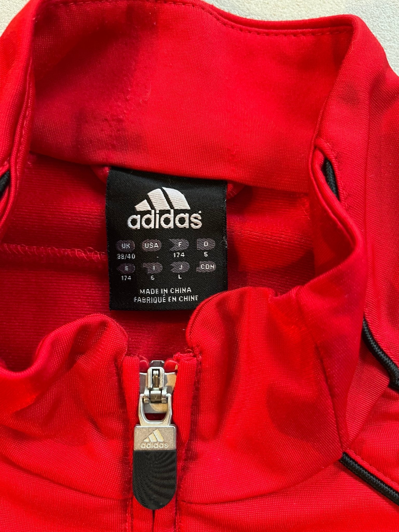 AC Milan Vintage Long-Sleeve Full Zip Training Jacket - Size Large