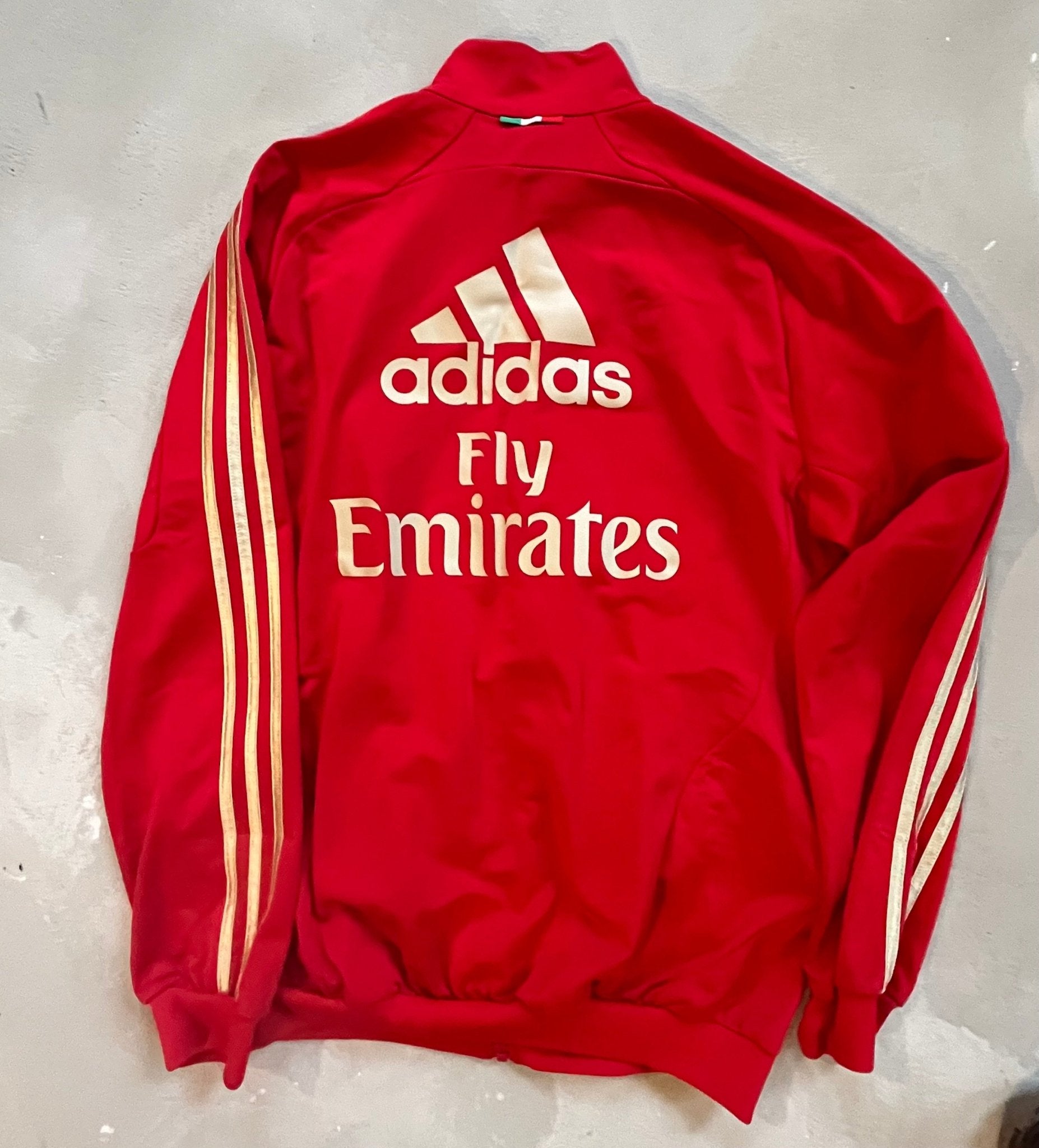 AC Milan Vintage Long-Sleeve Full Zip Training Jacket - Size Large