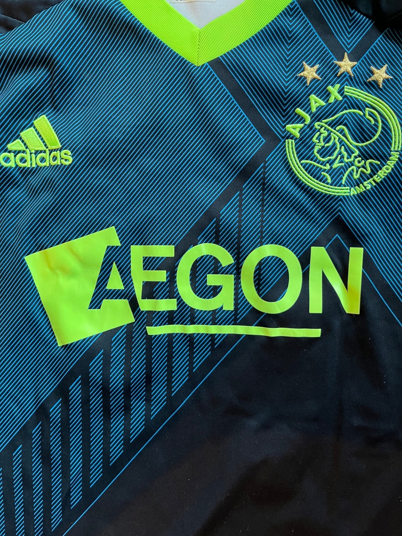 Ajax Vintage 2012 Away Jersey - Size XL-Olive & York