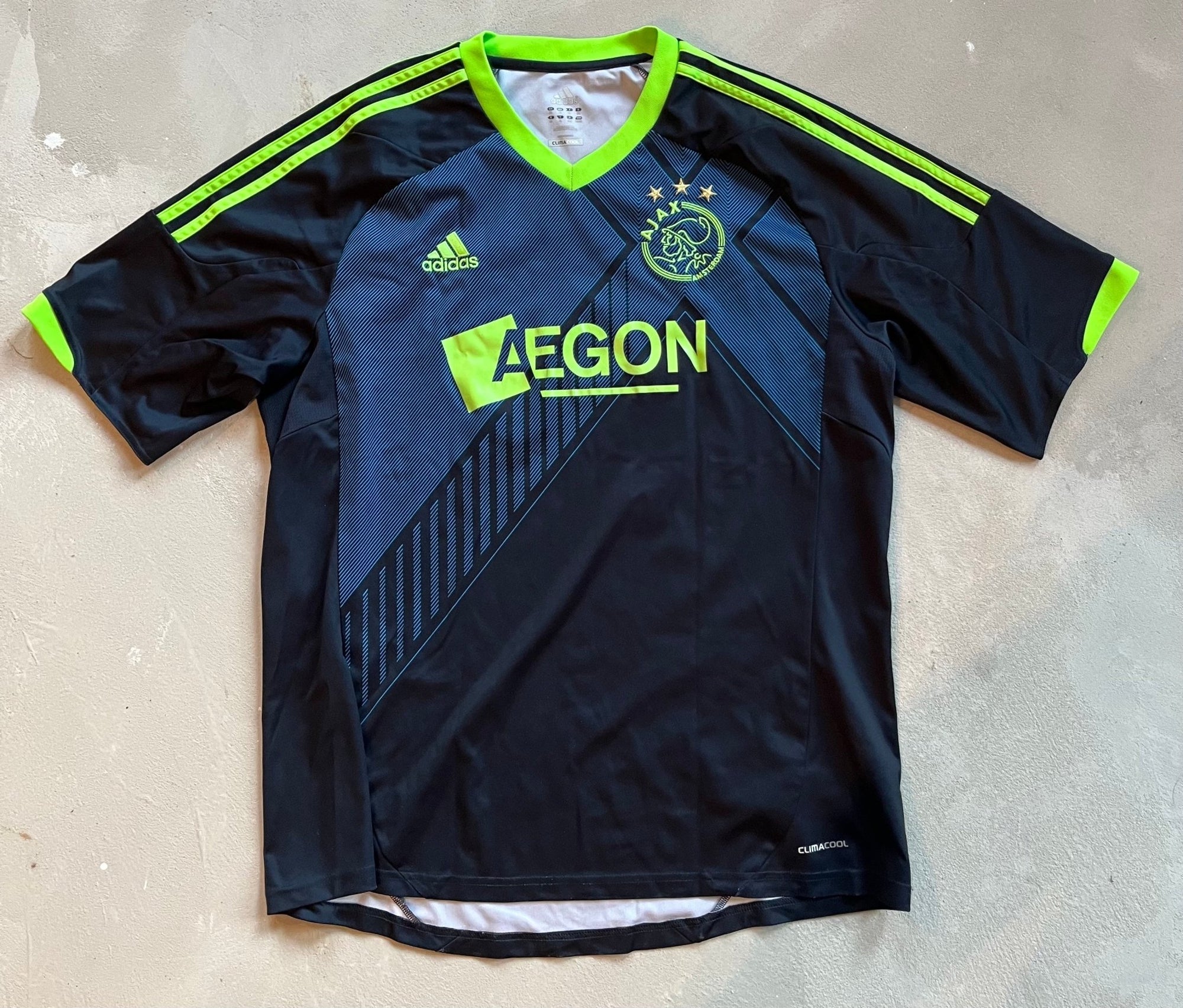 Ajax Vintage 2012 Away Jersey - Size XL-Olive & York