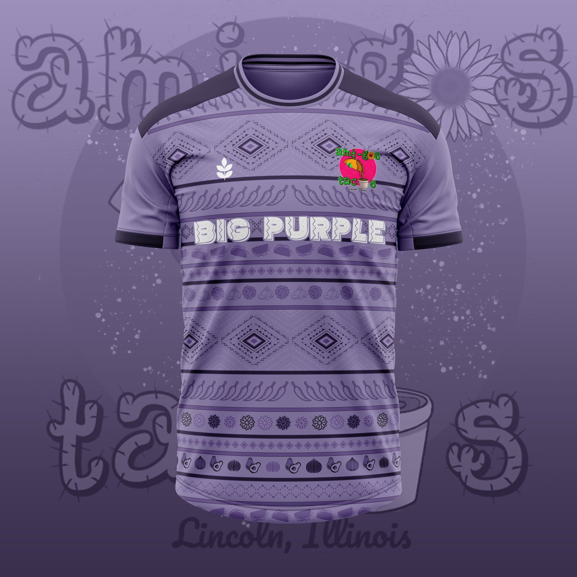 Ami-Go’s Tacos Charity Jersey-Olive & York