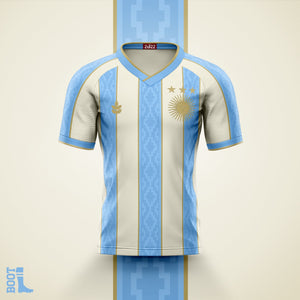 Argentina 3 Stars Jersey-Olive & York