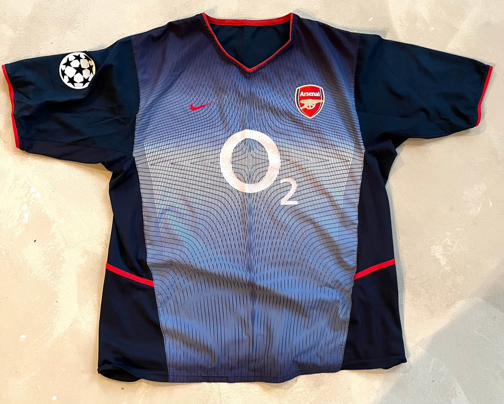 Arsenal 2003 04 Vintage Third Jersey Size XL Olive York