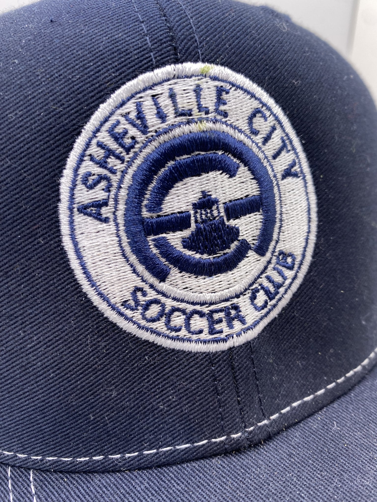Asheville City SC Trucker Hat-Olive & York