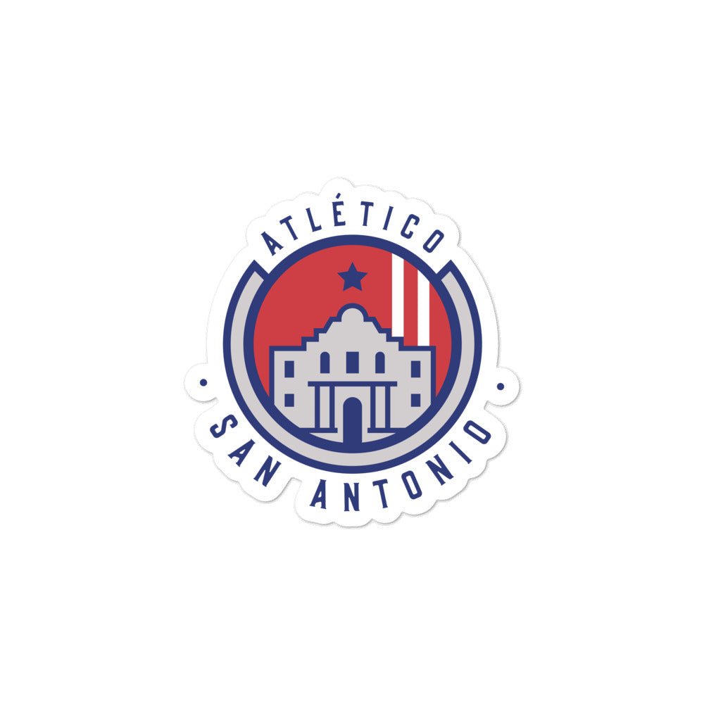 Atletico San Antonio Soccer Sticker-Olive & York