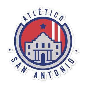 Atletico San Antonio Soccer Sticker-Olive & York
