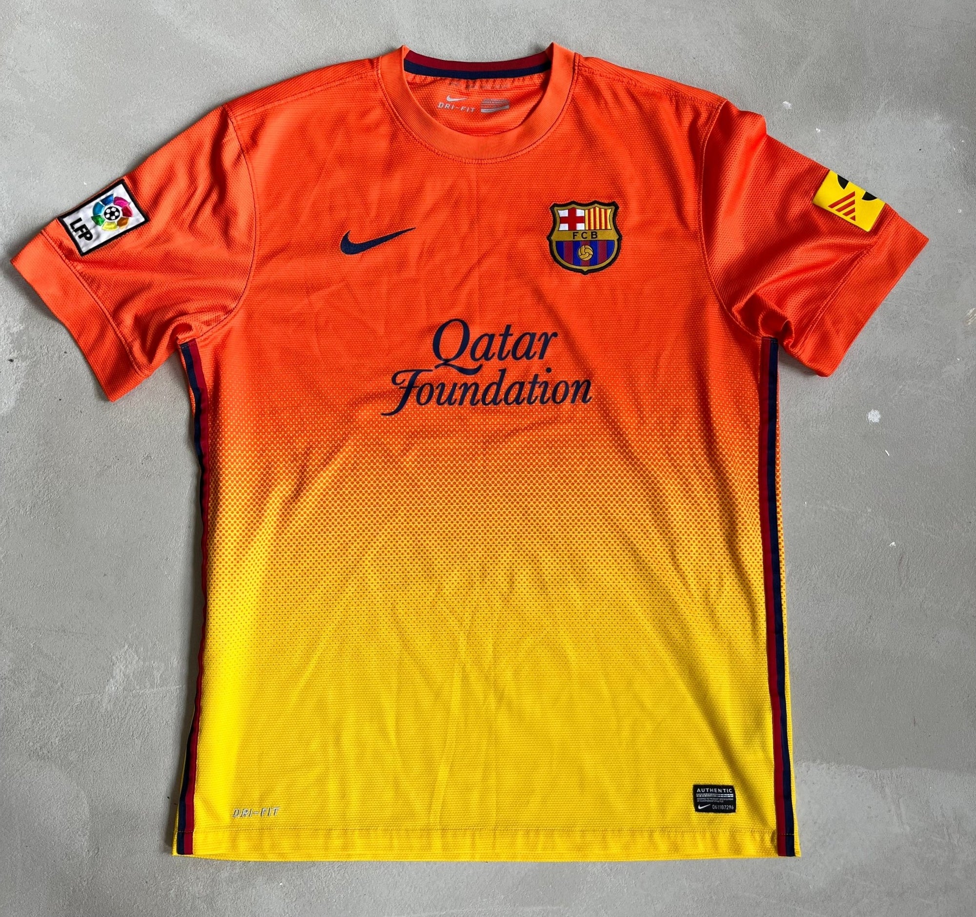 Barcelona 2012/13 Away Vintage Jersey-Olive & York