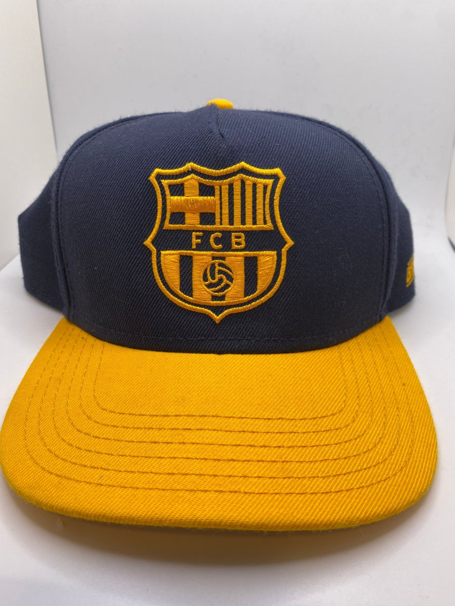Barcelona Official Team Snapback Hat-Olive & York