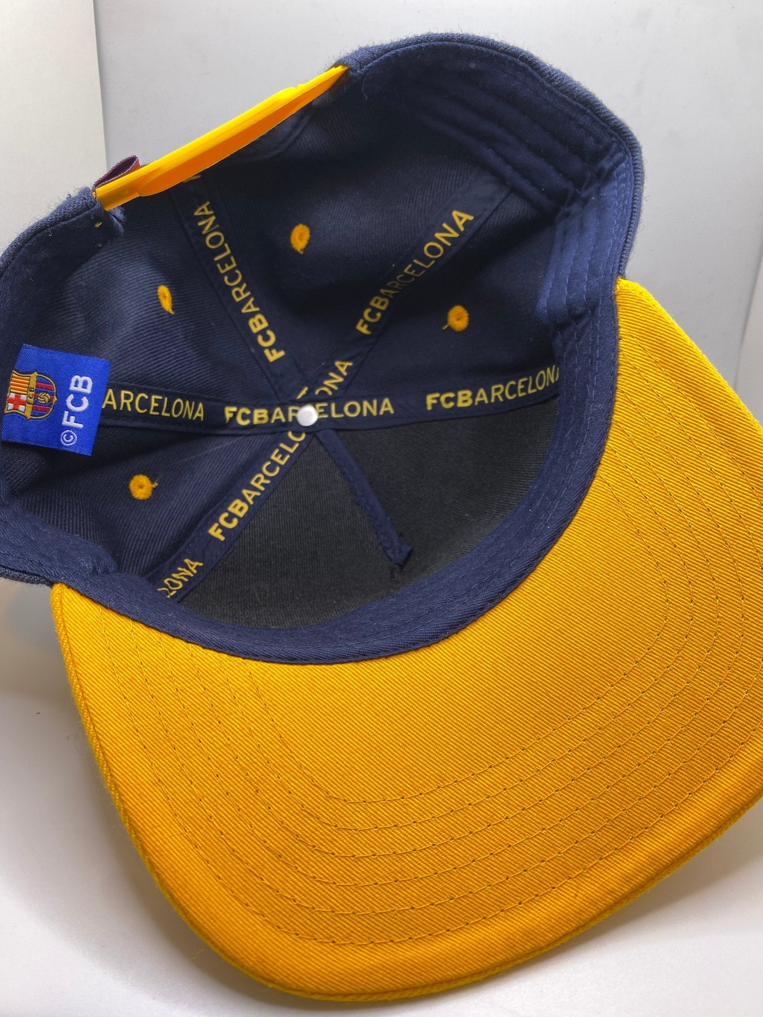 Barcelona Official Team Snapback Hat-Olive & York