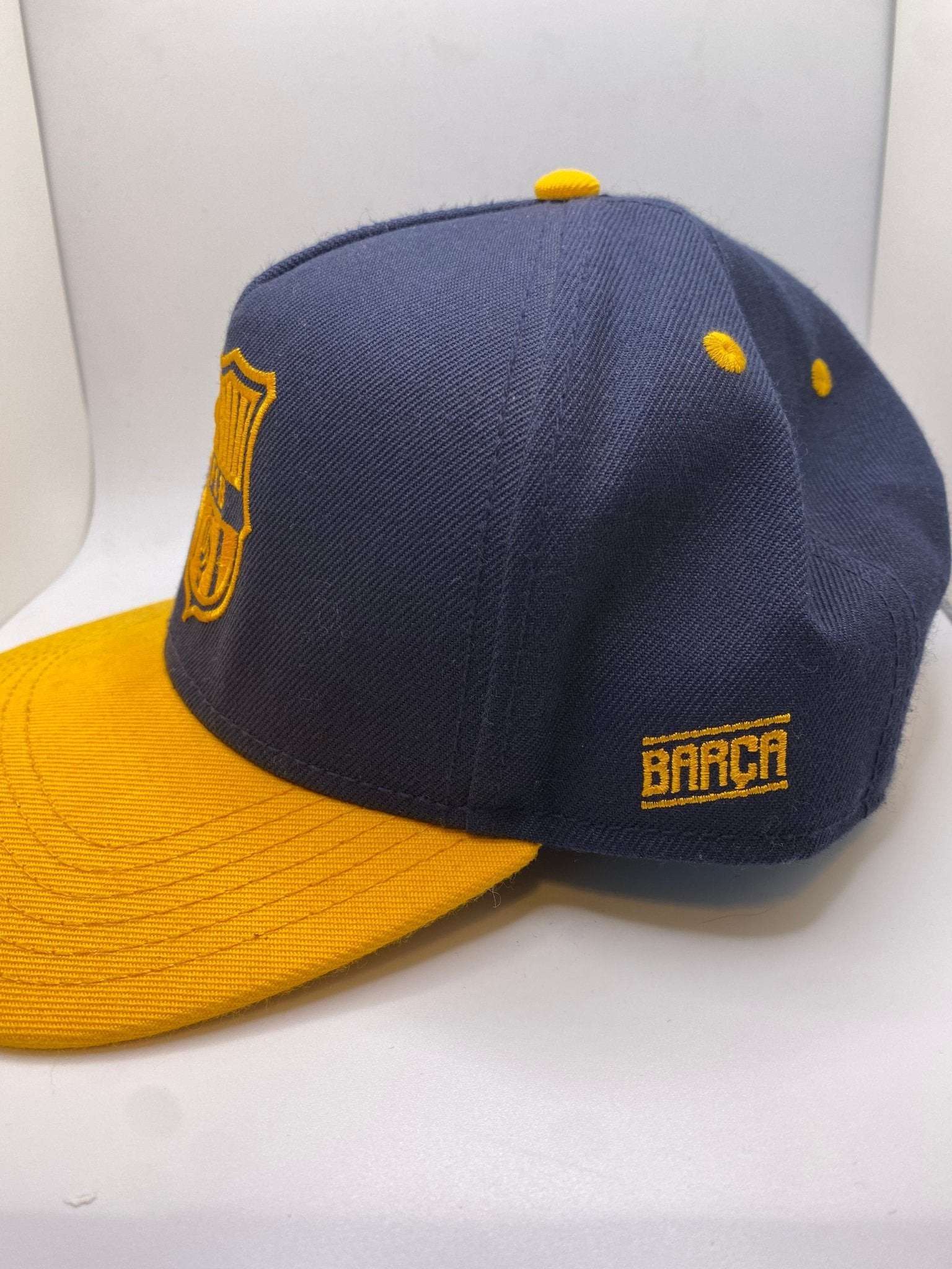 Barcelona Official Team Snapback Hat-Olive & York