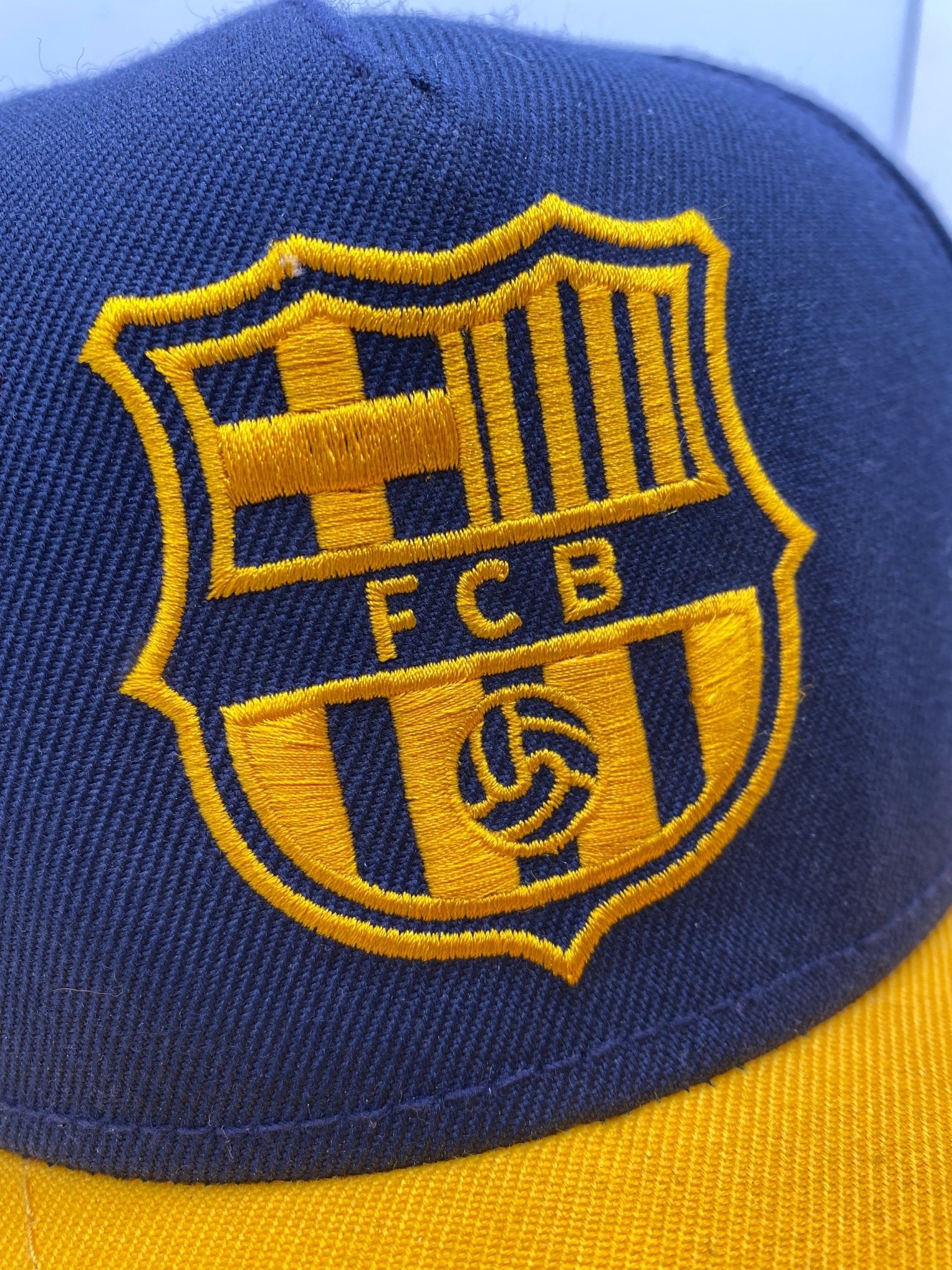 Barcelona Official Team Snapback Hat-Olive & York