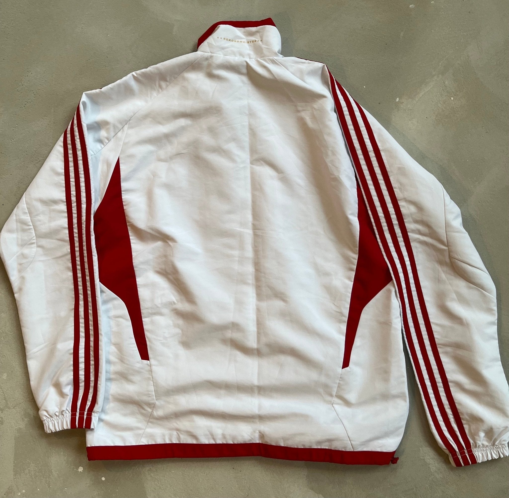 Bayern Munich Vintage Embroidered Training Jacket - Size Medium-Olive & York