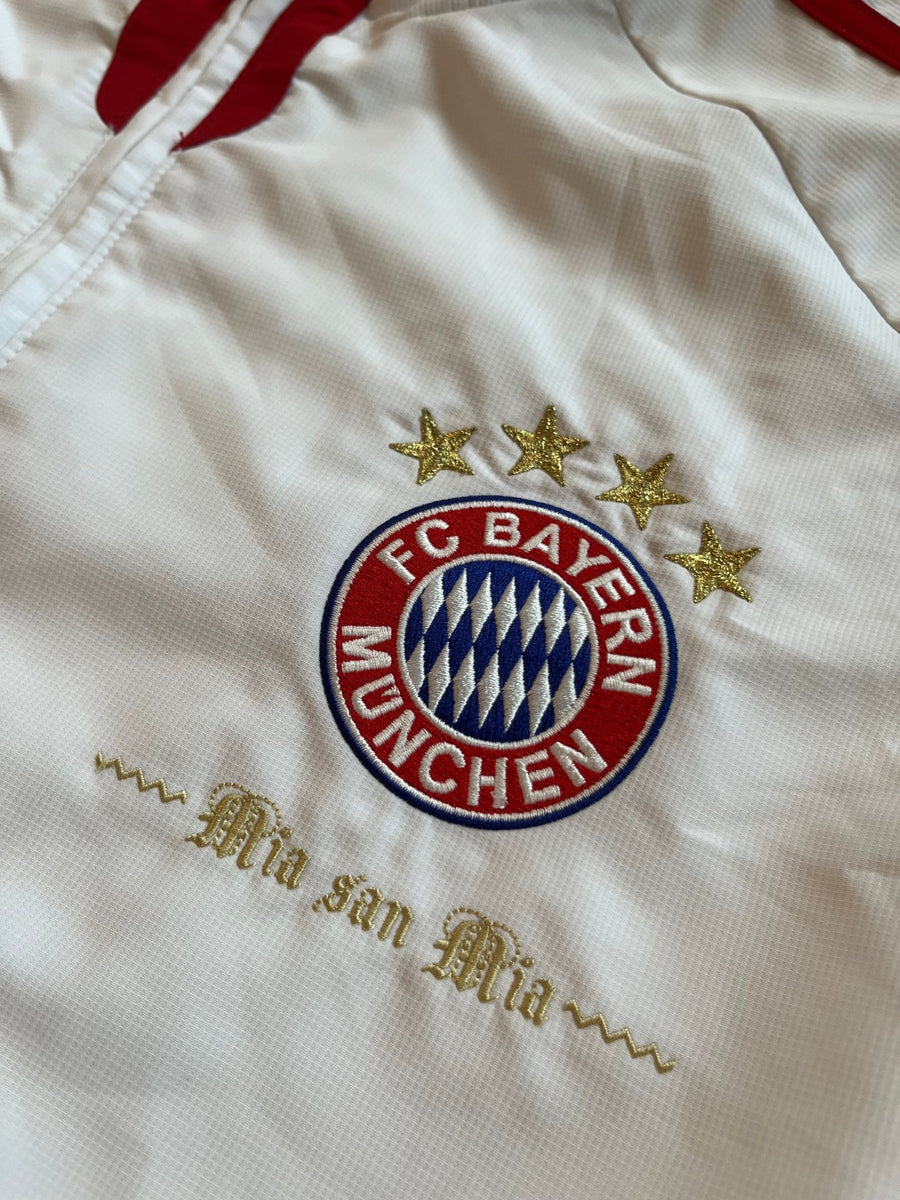 Bayern Munich Vintage Embroidered Training Jacket - Size Medium-Olive & York