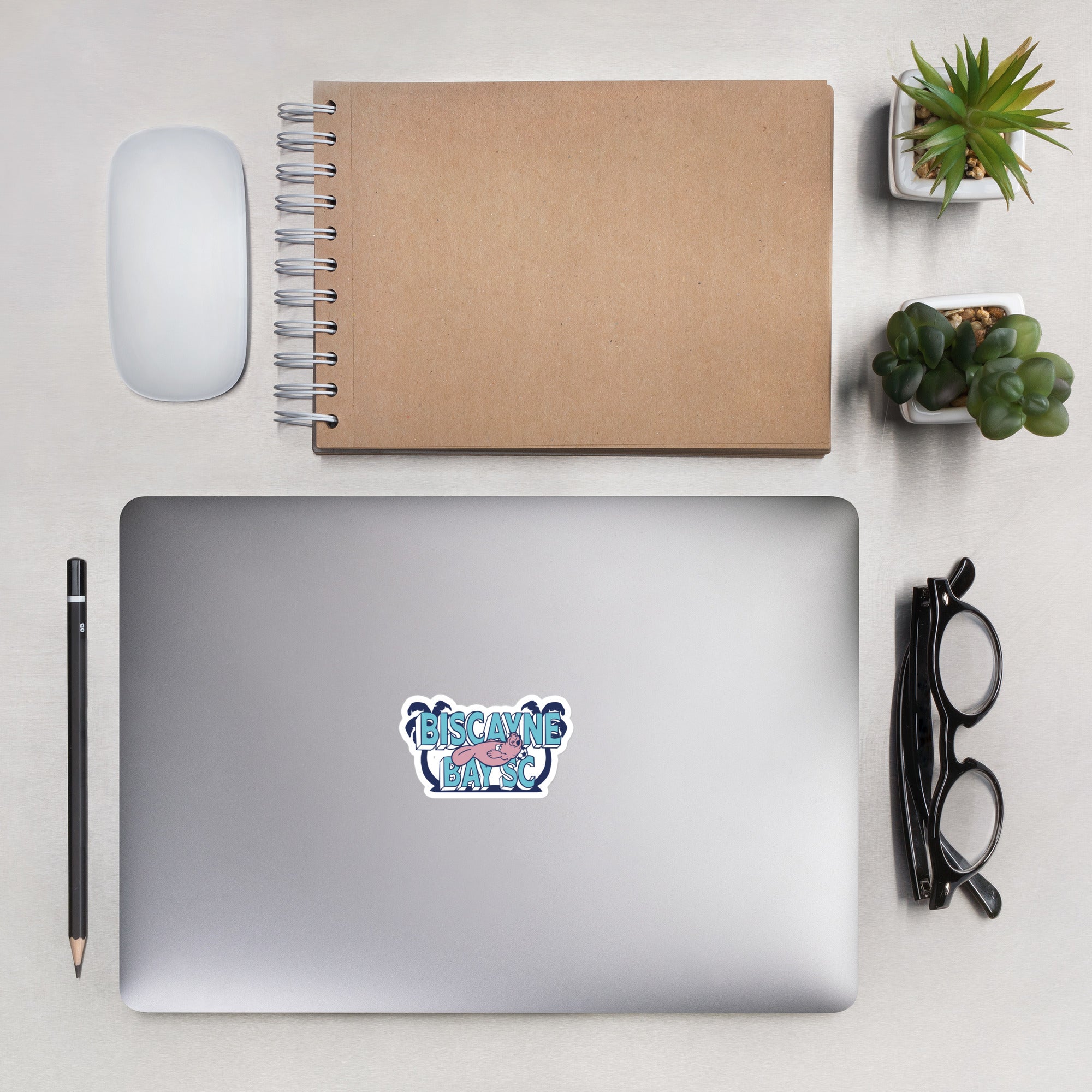 Biscayne Bay Manatee Sticker-Olive & York