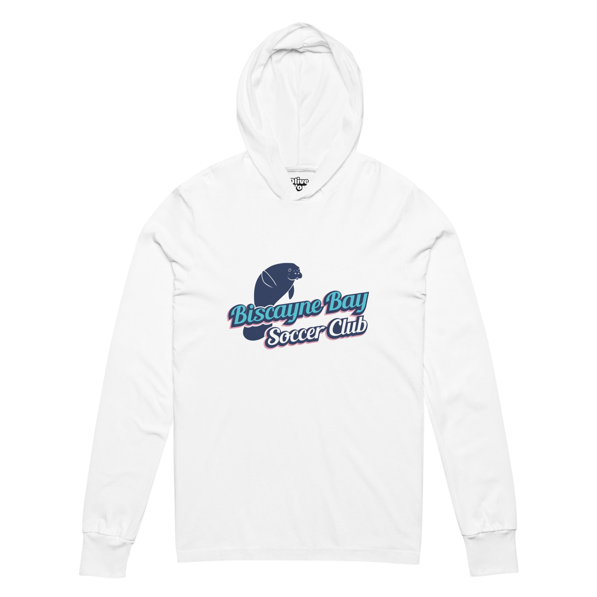 Biscayne Bay SC Hooded long-sleeve tee-Olive & York