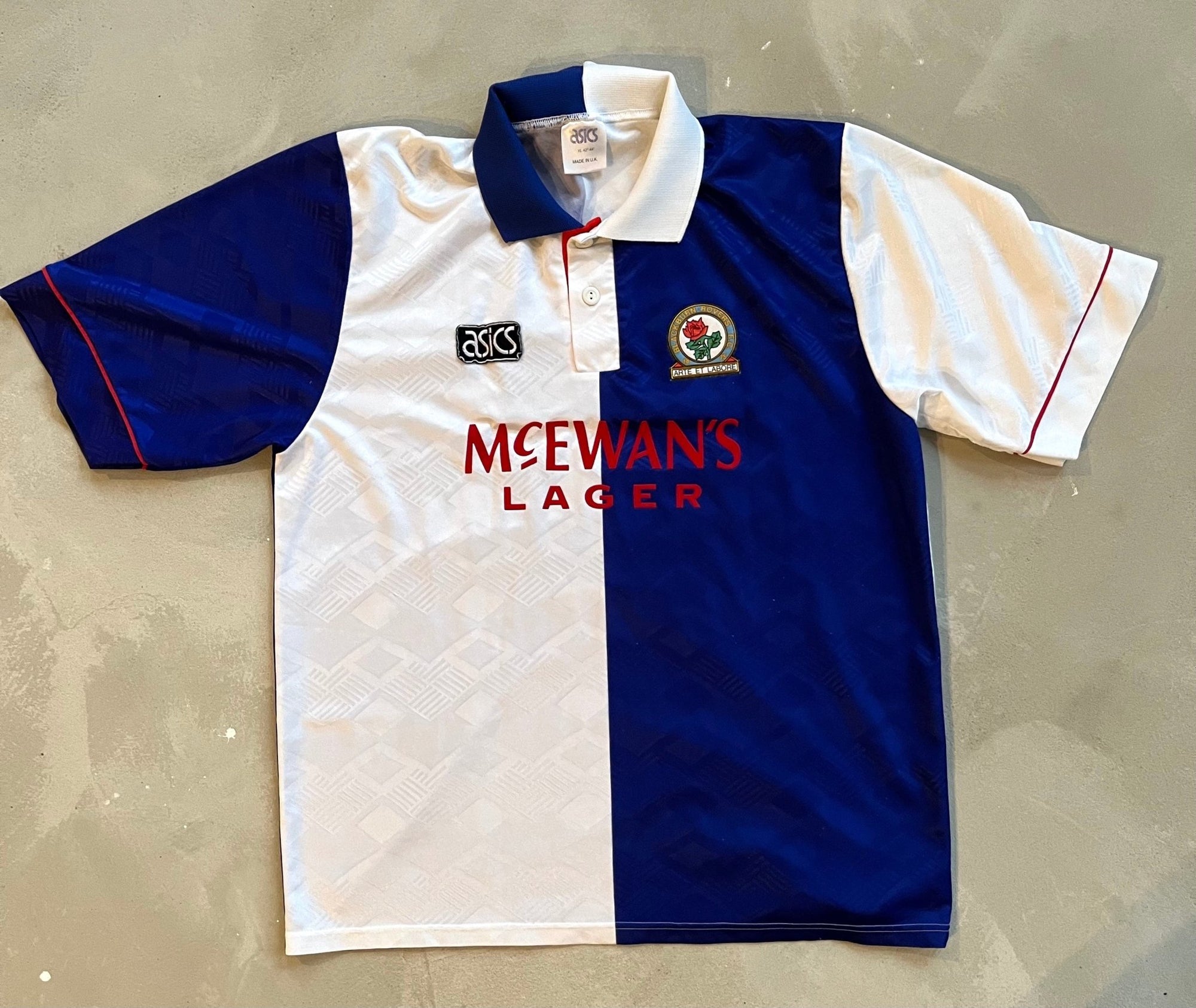 Blackburn Rovers Vintage 1993/94 Home Jersey - Size XL-Olive & York