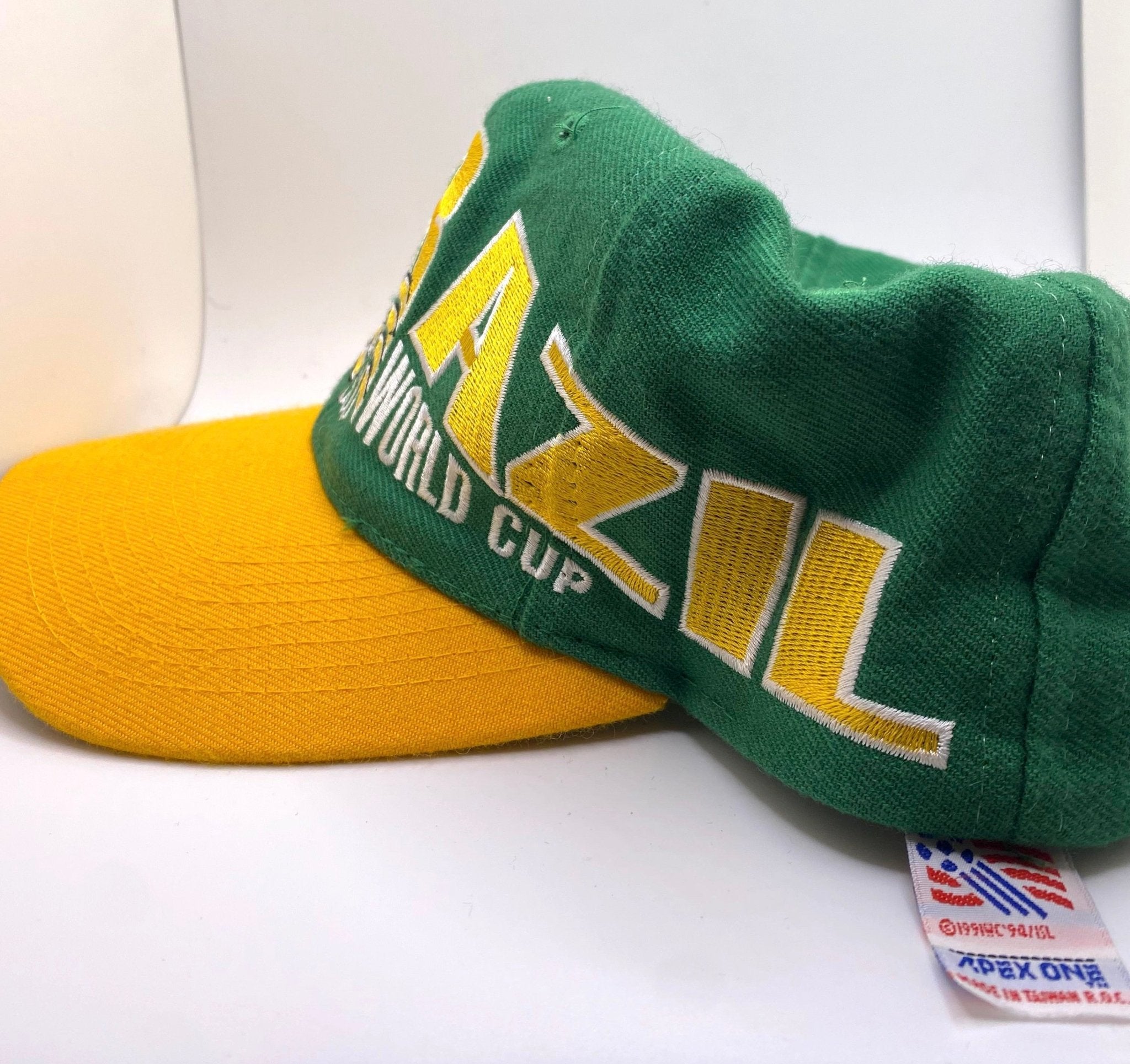 Brazil 1994 World Cup Vintage Snapback-Olive & York