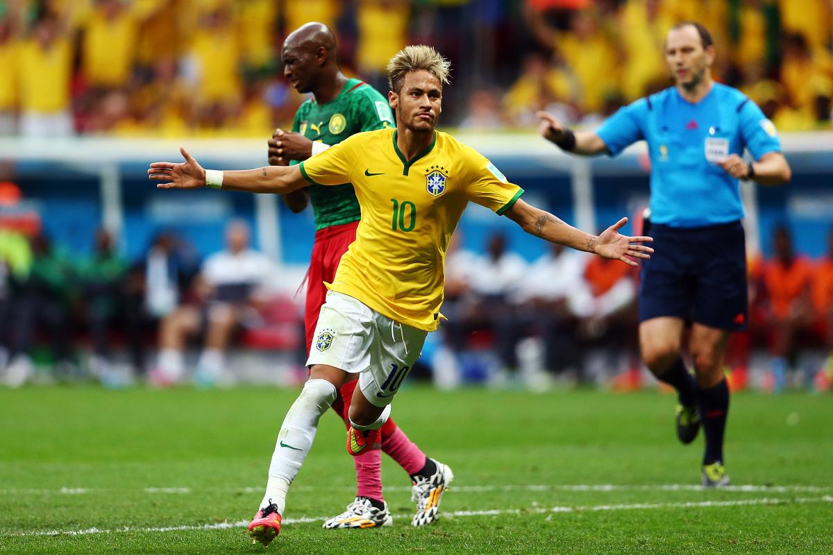 Brazil 2014 Vintage Home Jersey-Olive & York