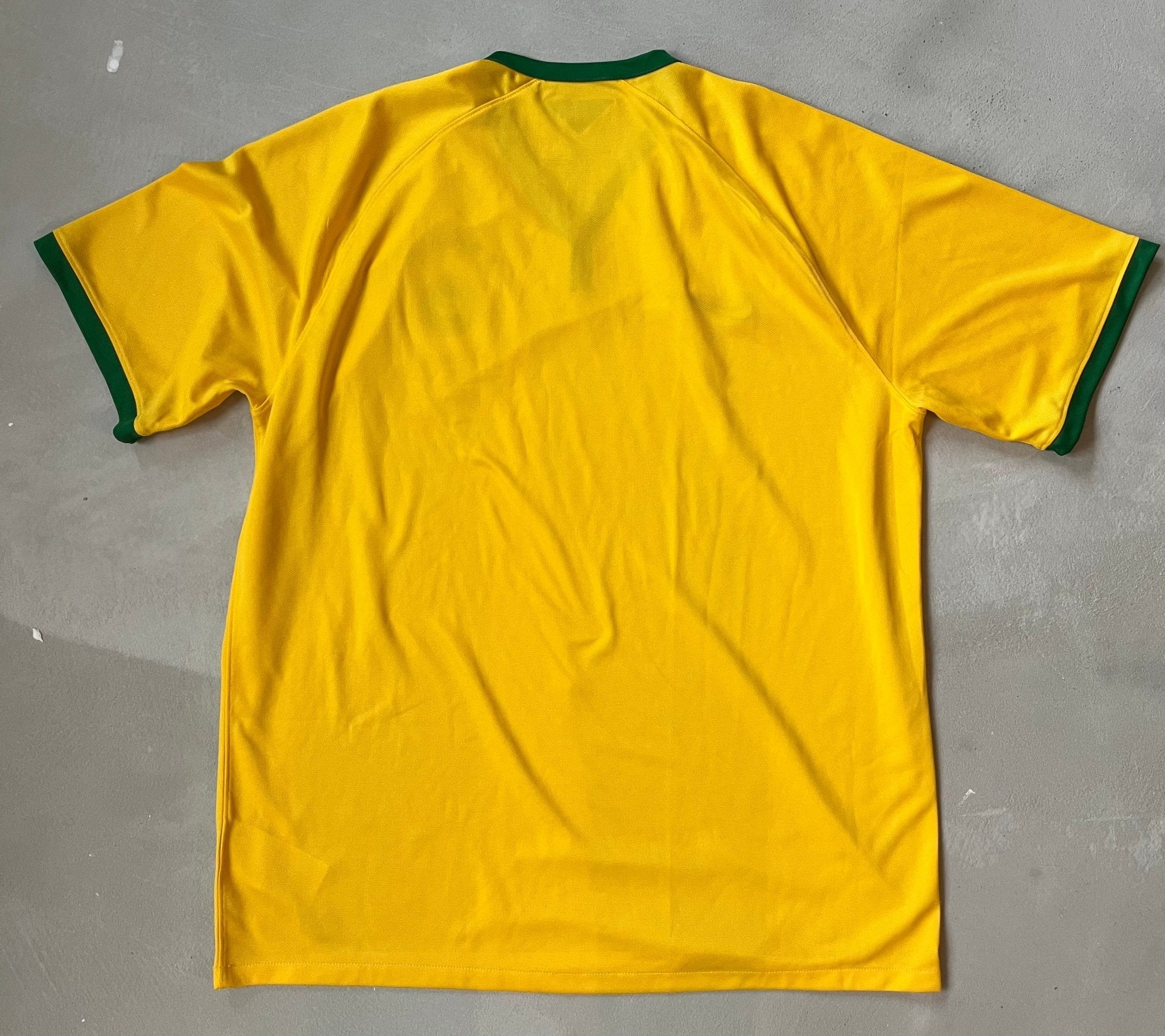 Brazil 2014 Vintage Home Jersey-Olive & York