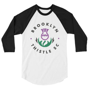 Brooklyn Thistle SC 3/4 Sleeve Raglan Shirt-Olive & York