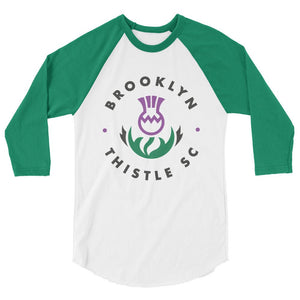 Brooklyn Thistle SC 3/4 Sleeve Raglan Shirt-Olive & York