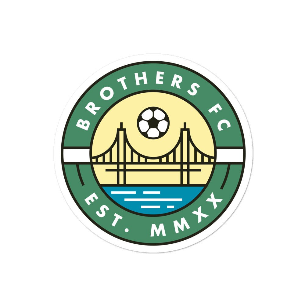 Brothers FC Philadelphia Soccer Sticker-Olive & York
