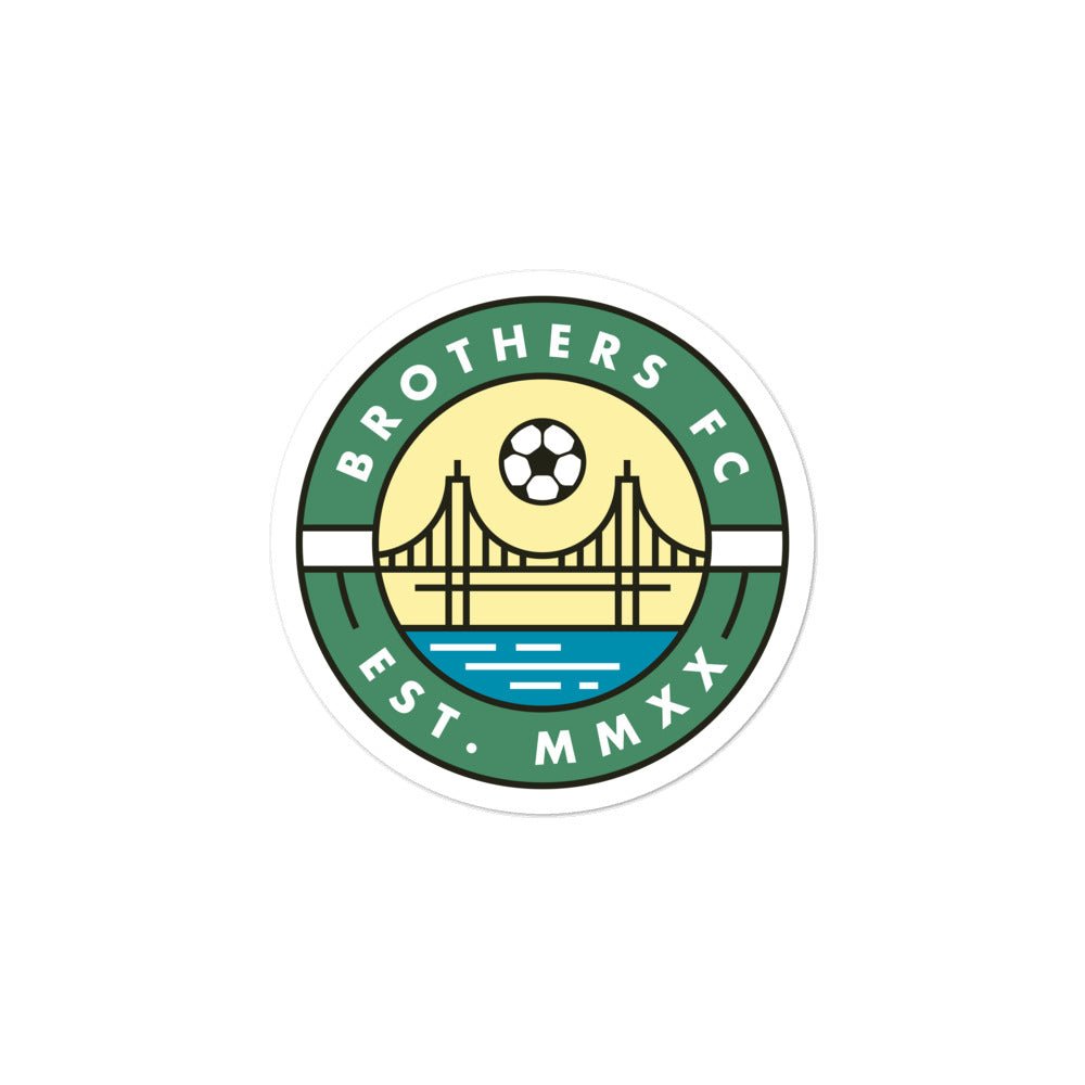 Brothers FC Philadelphia Soccer Sticker-Olive & York