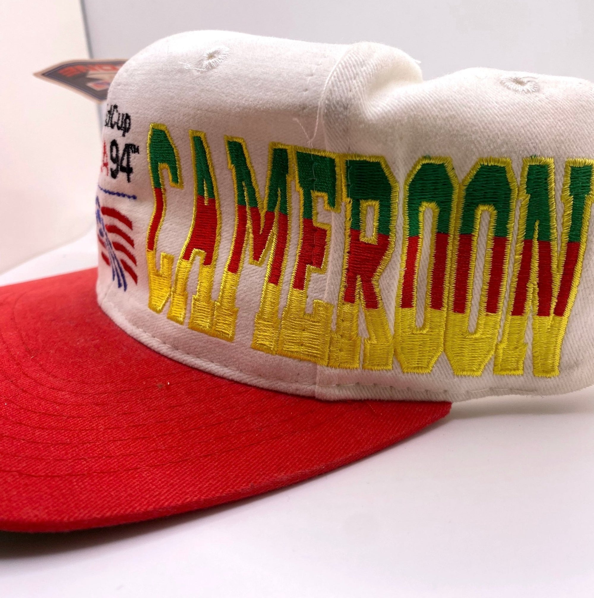 Cameroon World Cup USA 94 Vintage Snapback-Olive & York