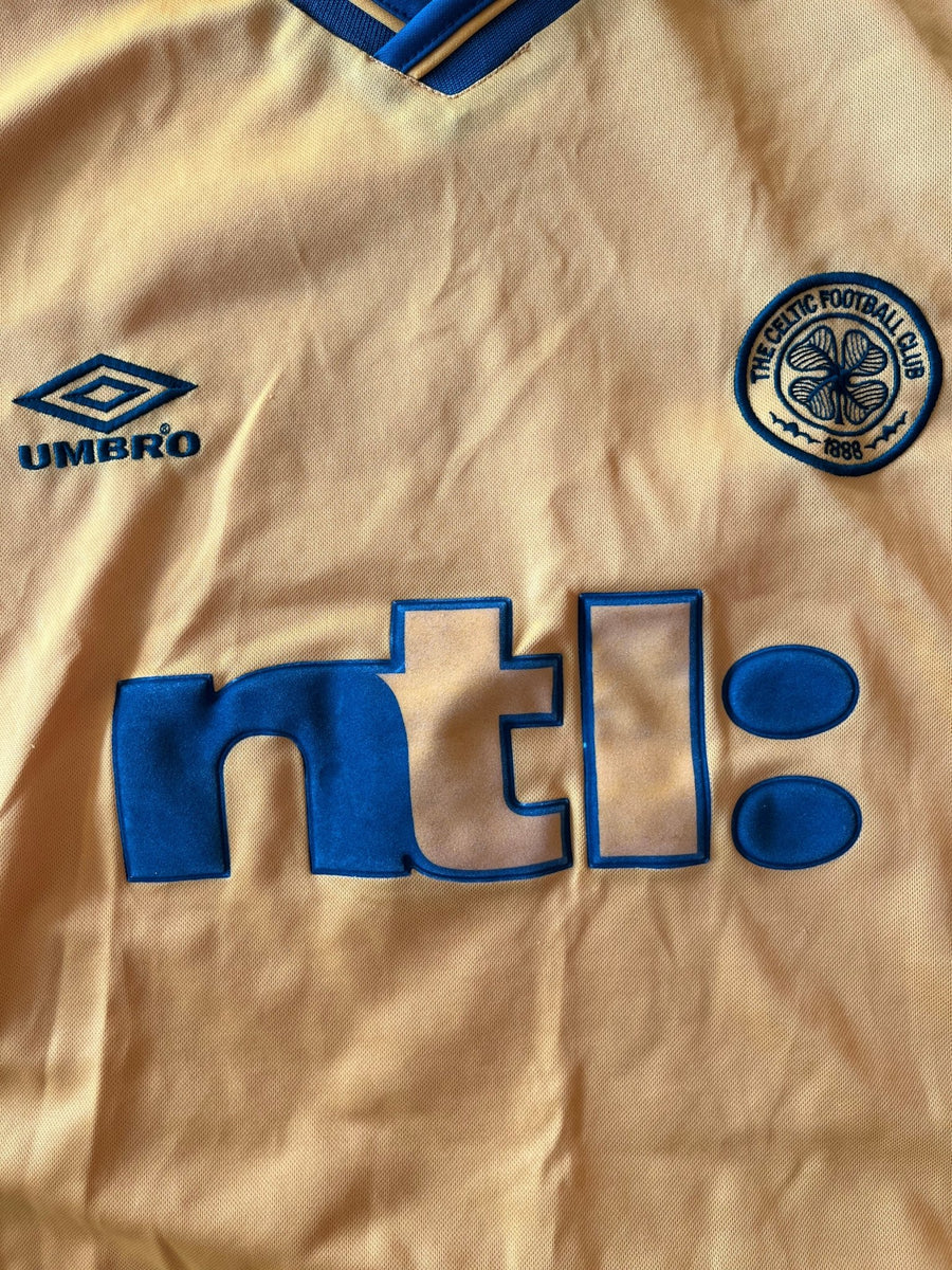 Celtic Away football shirt 2000 - 2001. Sponsored by NTL