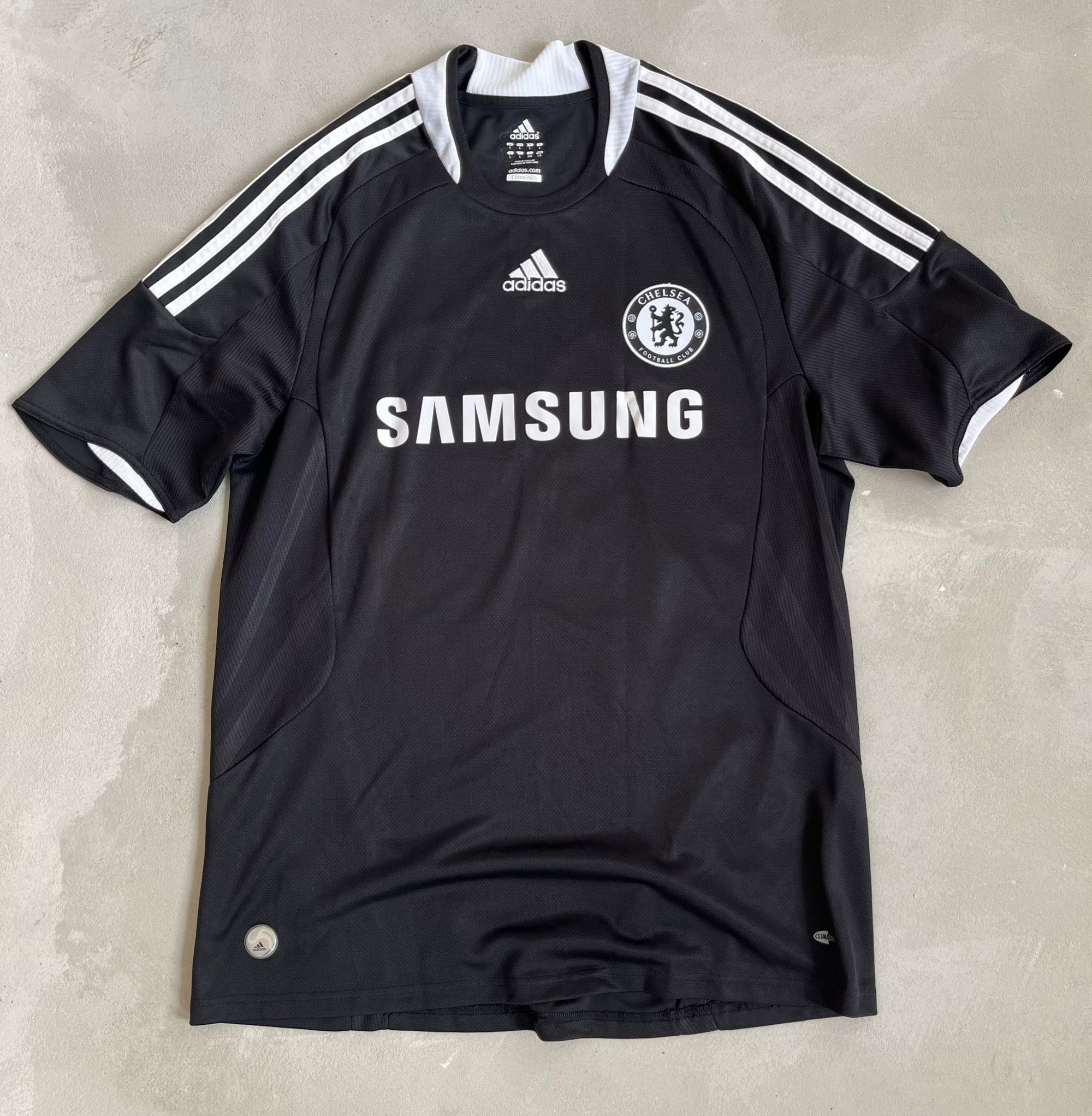 Chelsea 2008/09 Vintage Deco Away Jersey Size Large-Olive & York