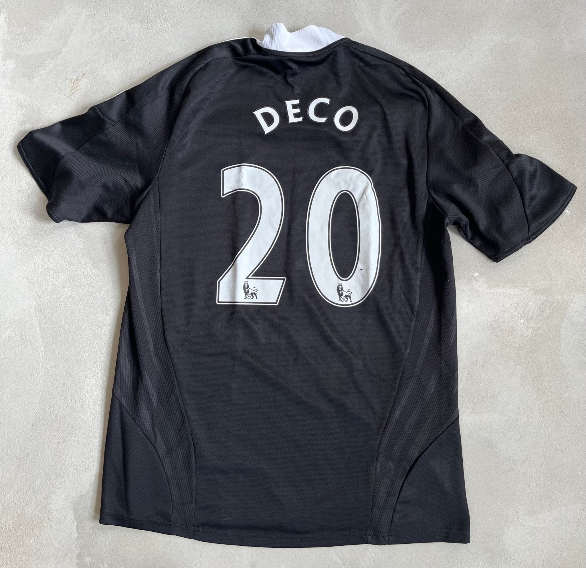 Chelsea 2008/09 Vintage Deco Away Jersey Size Large-Olive & York