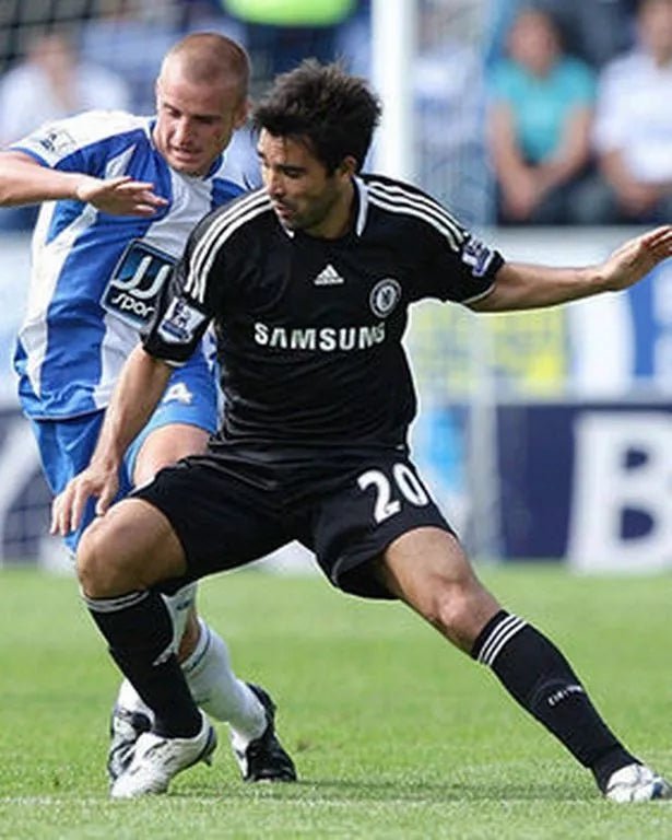 Chelsea 2008/09 Vintage Deco Away Jersey Size Large-Olive & York