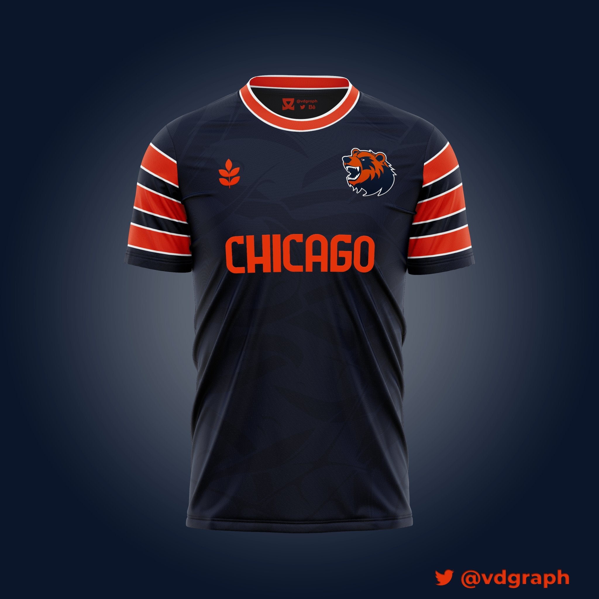 Chicago American Football Soccer Jersey – Olive & York