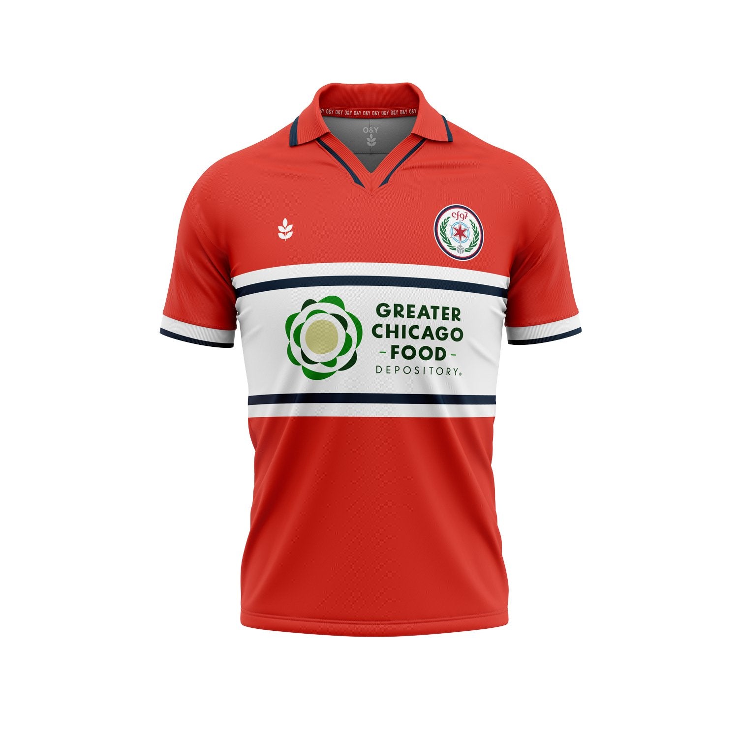 Chicago #kickouthunger Charity Jersey-Olive & York
