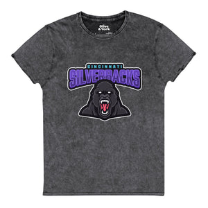 Cincinnati Silverbacks Denim T-Shirt-Olive & York