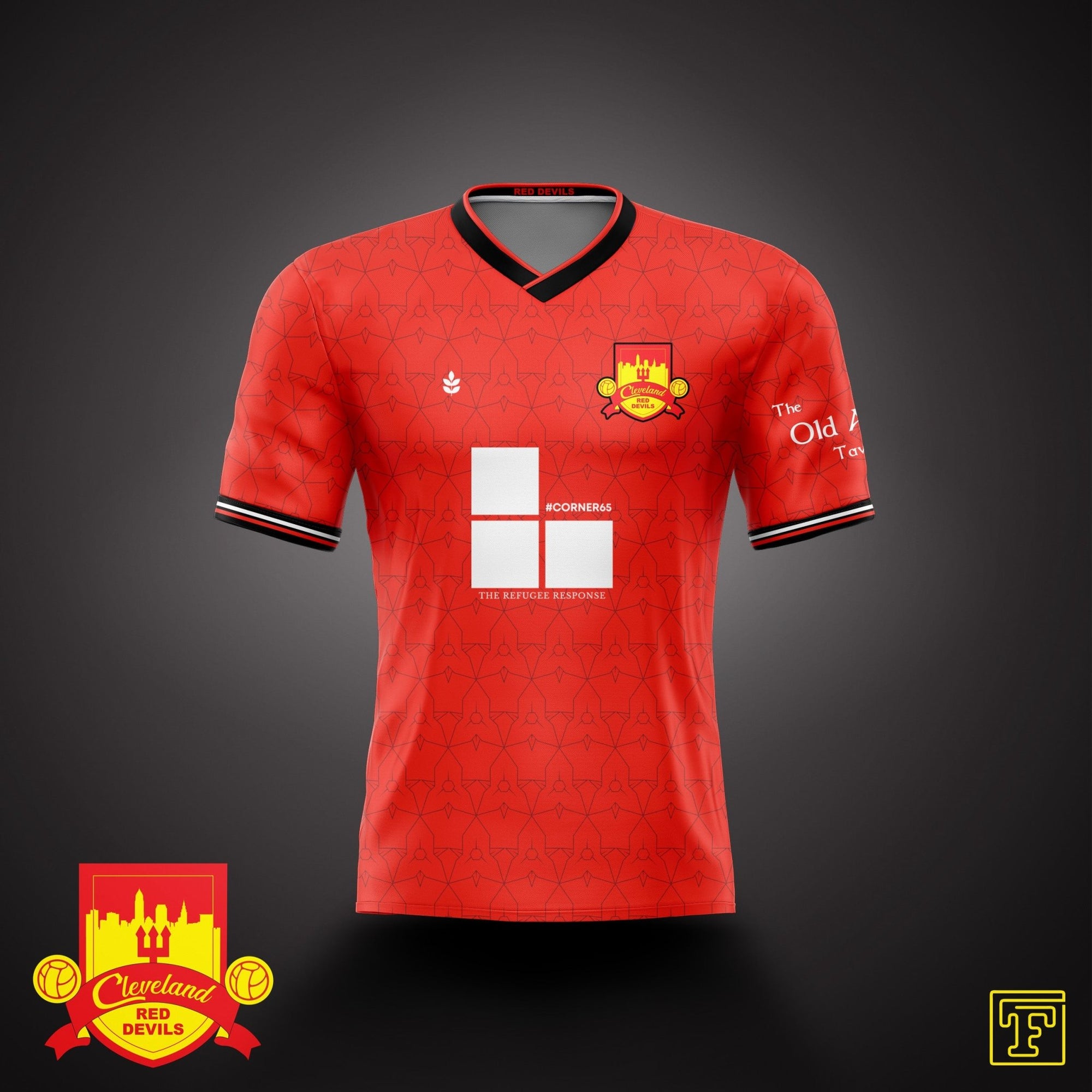 Cleveland Red Devils 23/24 Supporters’ Kit PRE-ORDER-Olive & York