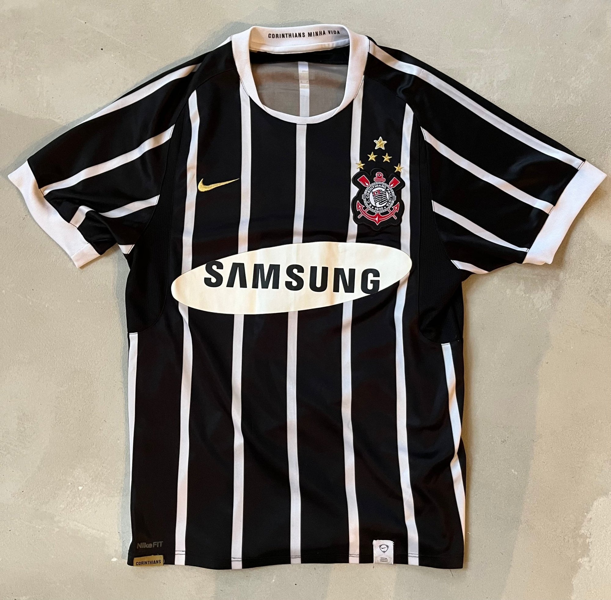 Corinthians 2007 Away Vintage Kit-Olive & York