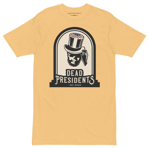 Dead Presidents Tombstone Heavyweight Tee-Olive & York
