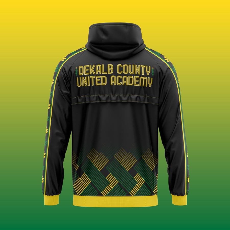 Dekalb County United Academy Hoodie Team Jacket-Olive & York