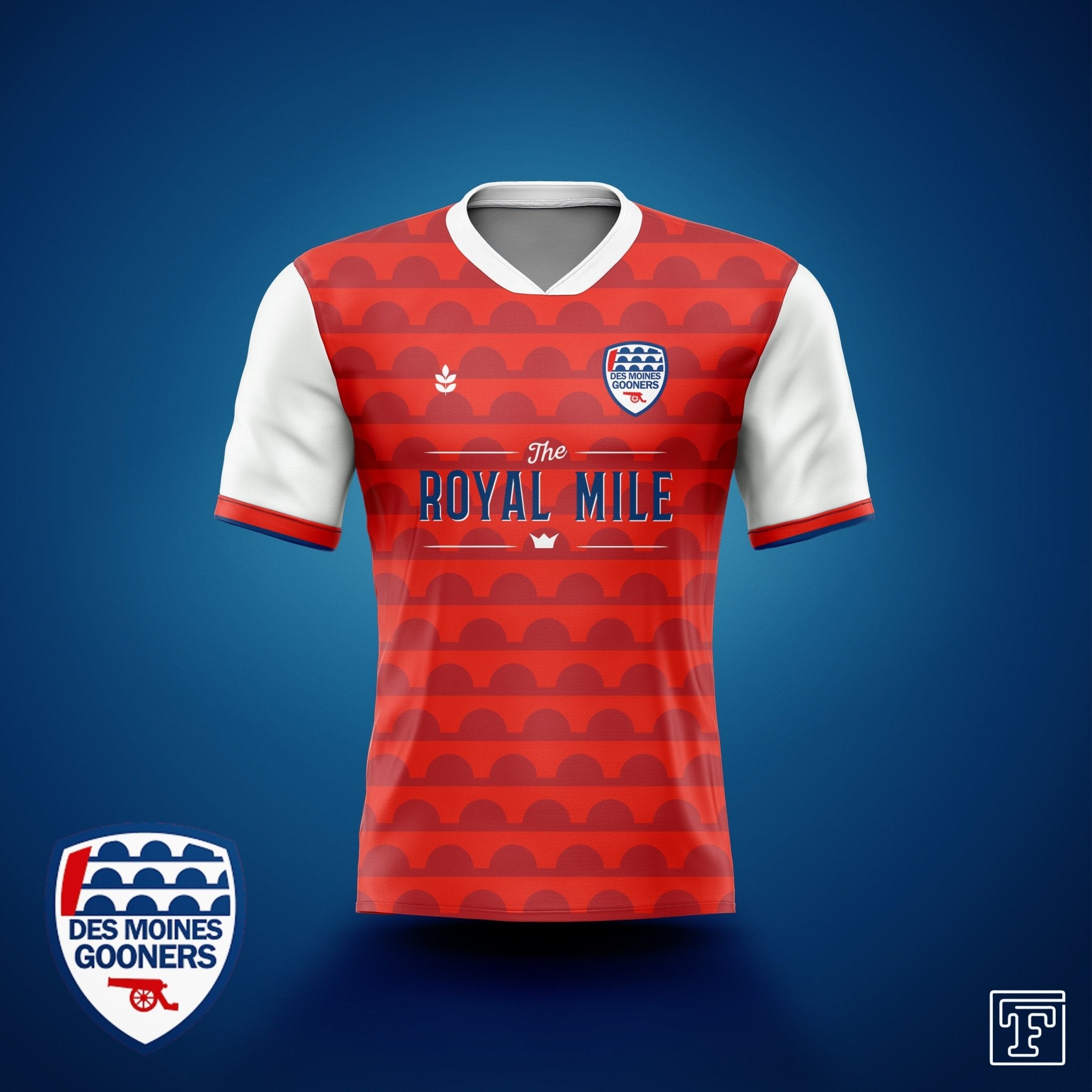 Des Moines Gooners Jersey-Olive & York