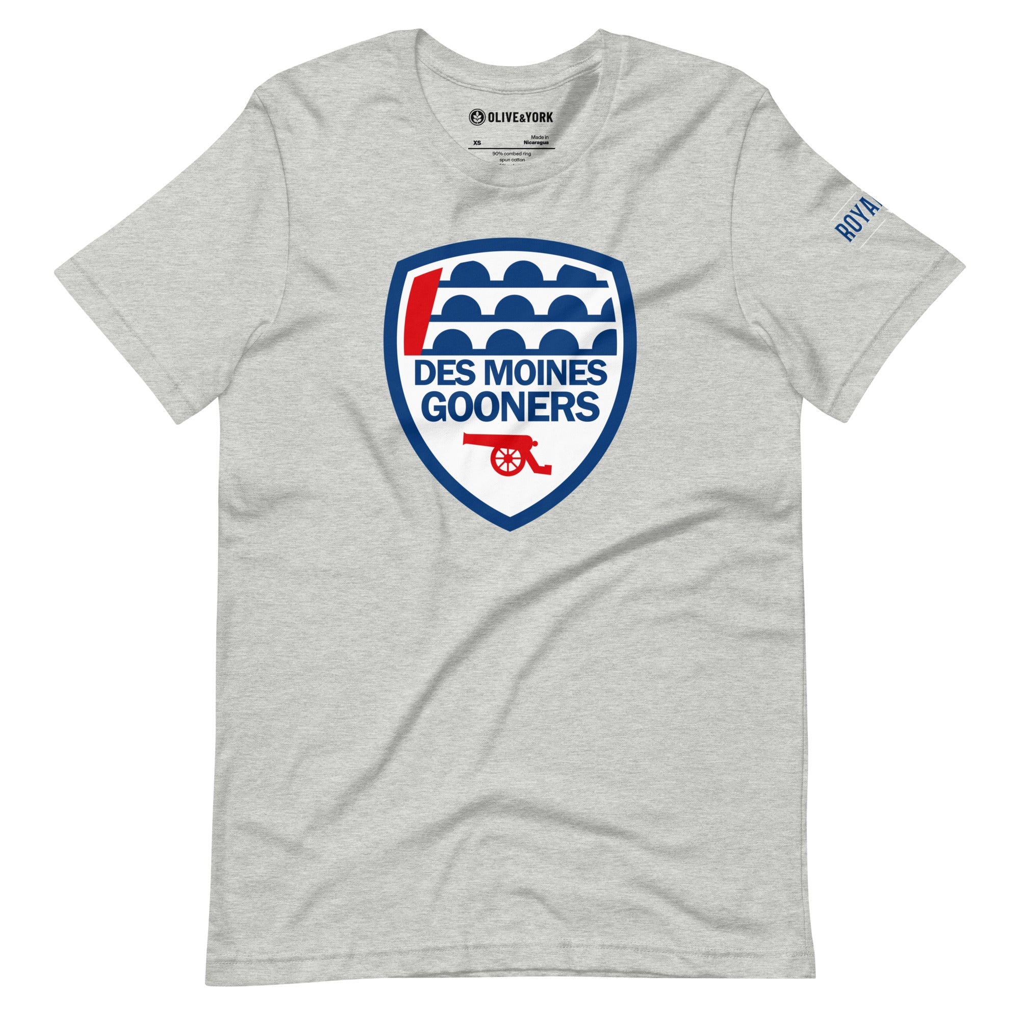 Des Moines Gooners Unisex T-Shirt-Olive & York