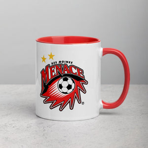 Des Moines Menace Badge Mug-Olive & York