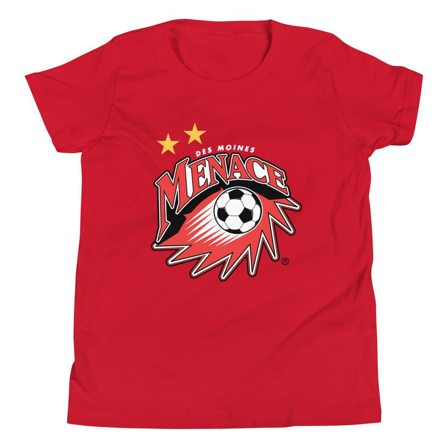 Des Moines Menace Youth Short Sleeve T-Shirt-Olive & York
