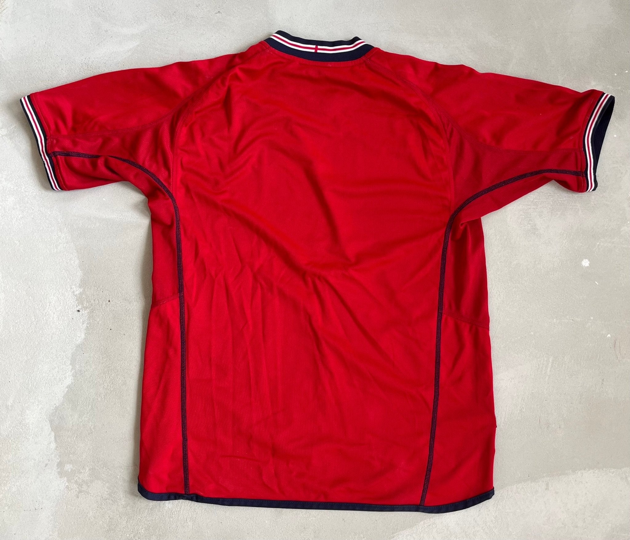 England 2002 Vintage Reversible Jersey-Olive & York